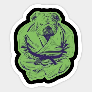 Bulldog sensei - Bulldog Buddha Sticker